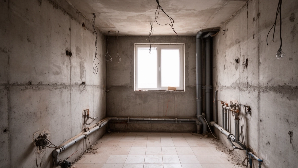 Ile trwa remont łazienki stan deweloperski