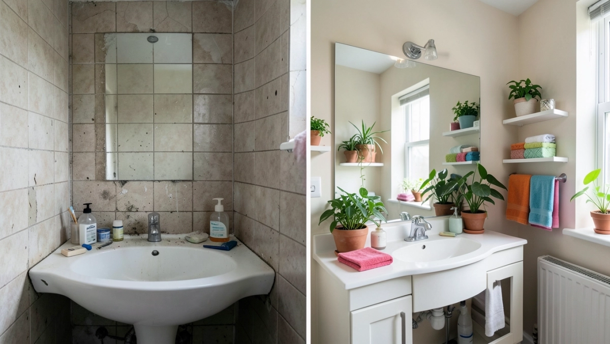 Metamorfoza łazienki bez remontu