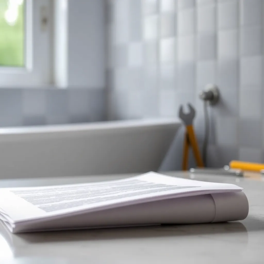 Prosta umową na remont łazienki